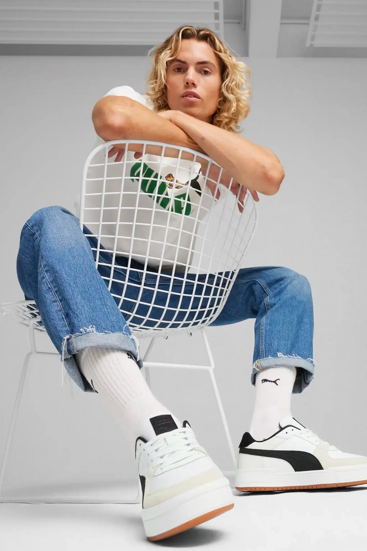 Puma Ca Pro Gum Erkek Spor Ayakkabı 39575303 Beyaz