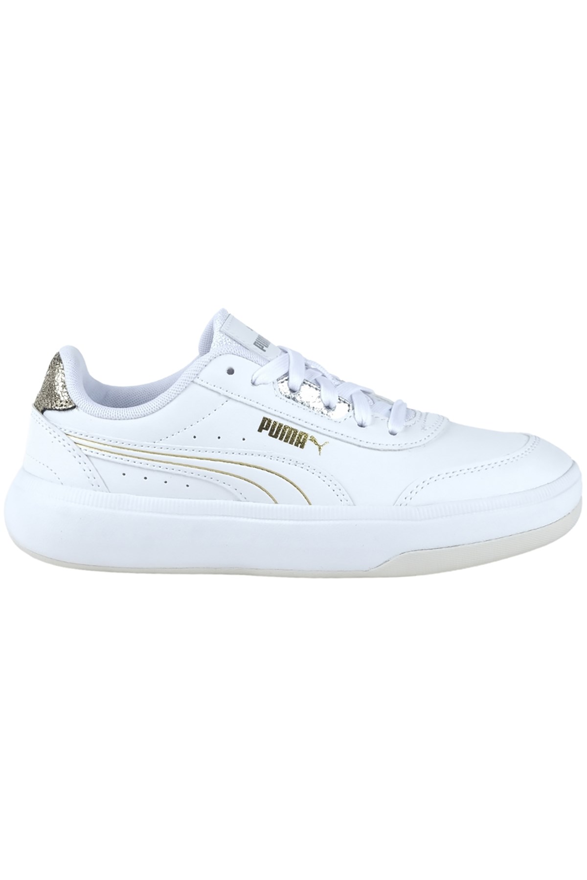 Puma Tori Metallic Shine Kadın Spor Ayakkabı 39634301 Beyaz