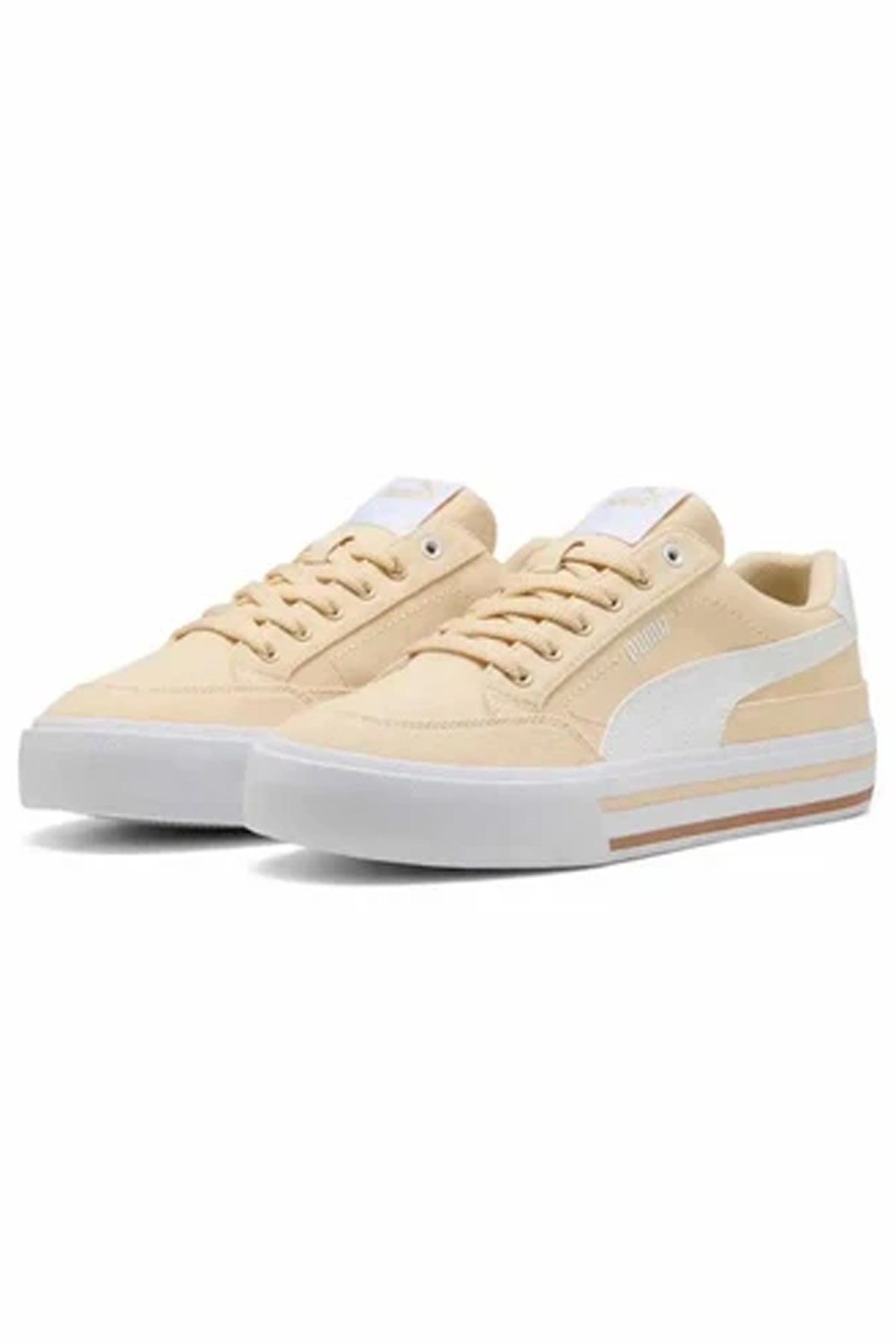 Puma Court Classic Unisex Spor Ayakkabı 39635323 Bej