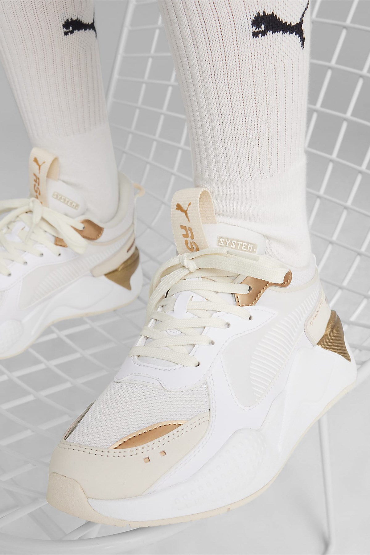 Puma Rs-X Glam Wns Kadın Spor Ayakkabı 39639301 Beyaz
