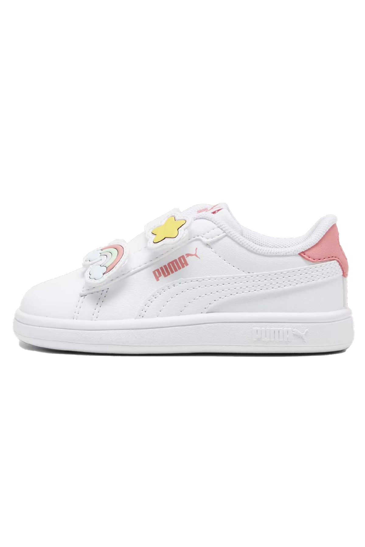 Puma Smash 3.0 Badges V Inf Bebek Spor Ayakkabı 39728701 Beyaz