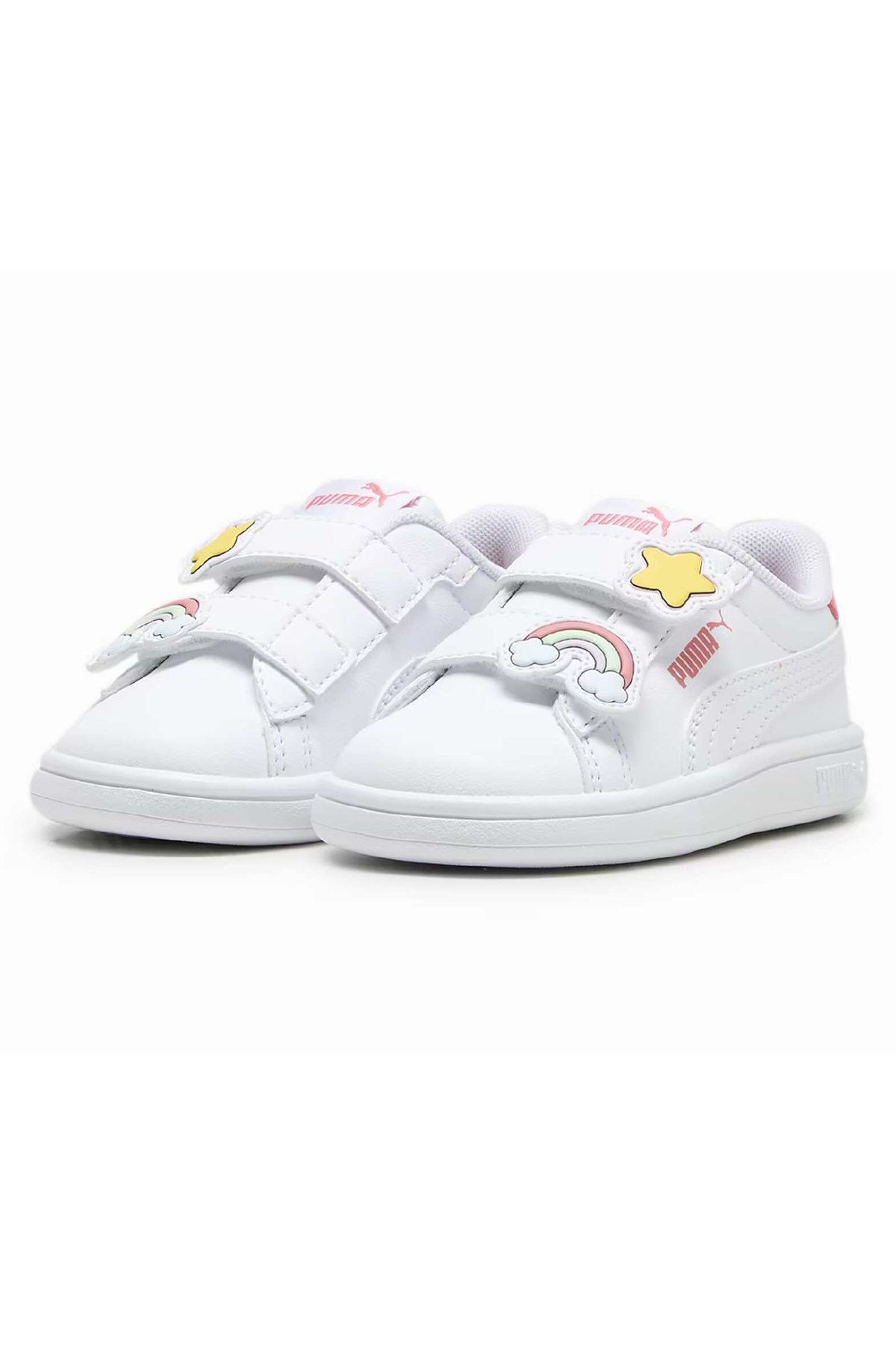 Puma Smash 3.0 Badges V Inf Bebek Spor Ayakkabı 39728701 Beyaz