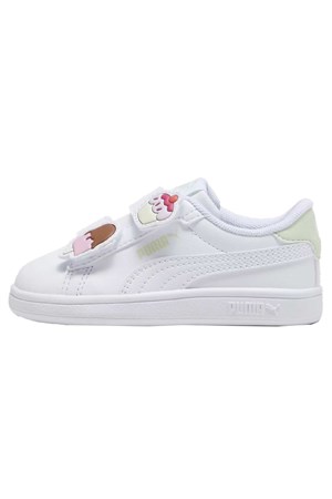 Puma Smash 3.0 Badges V Inf Bebek Spor Ayakkabı 39728702 Beyaz