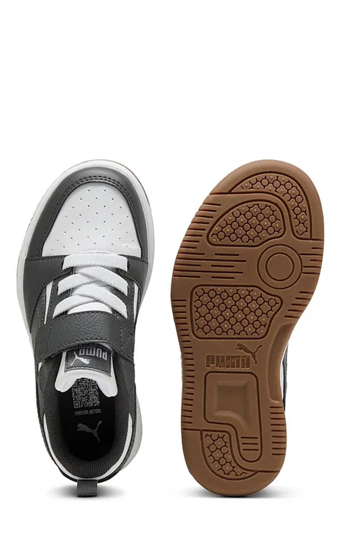 Puma Rebound V6 Lo Ac Çocuk Spor Ayakkabı Beyaz