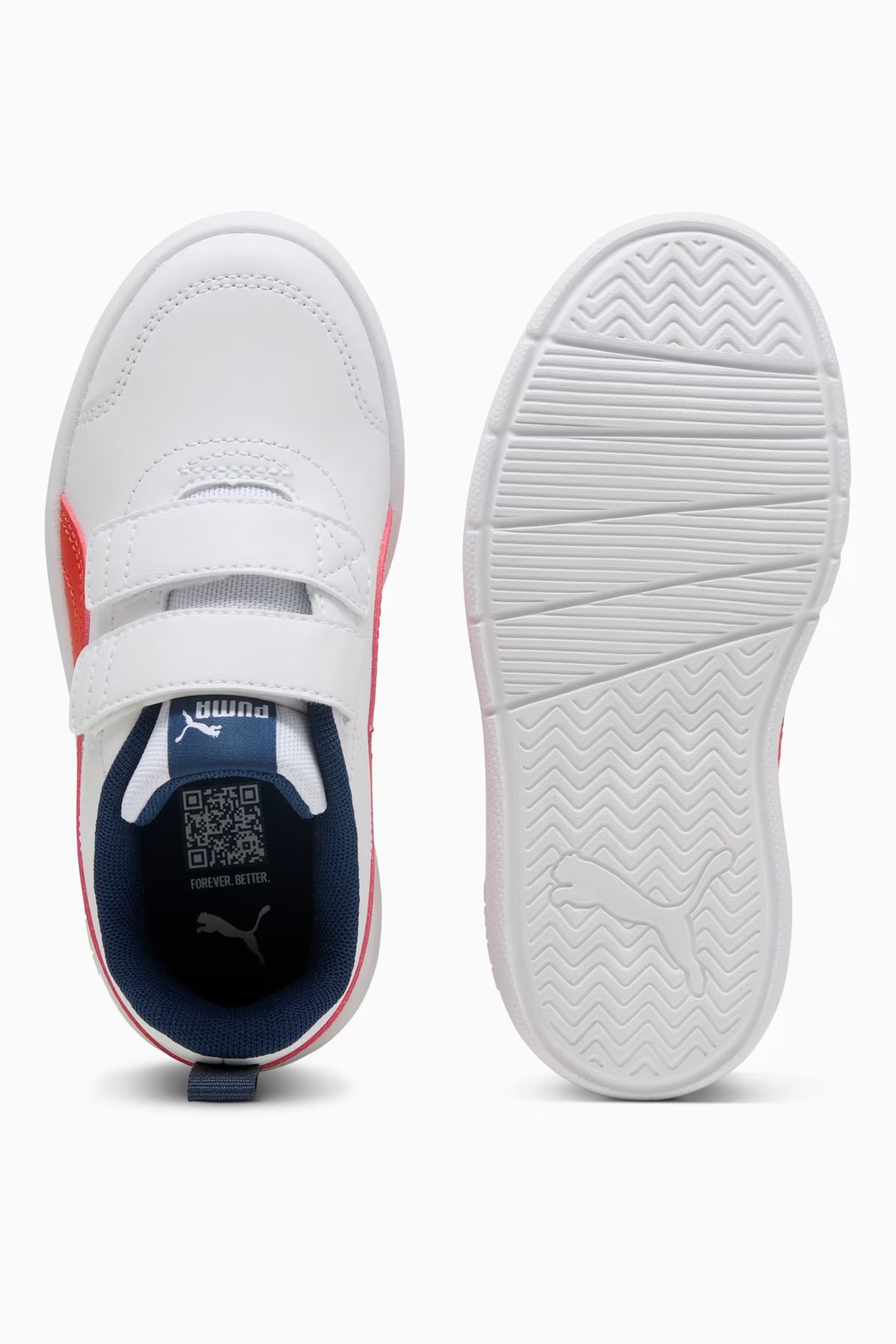 Puma Courtflex V3 V Ps Çocuk Spor Ayakkabı Beyaz
