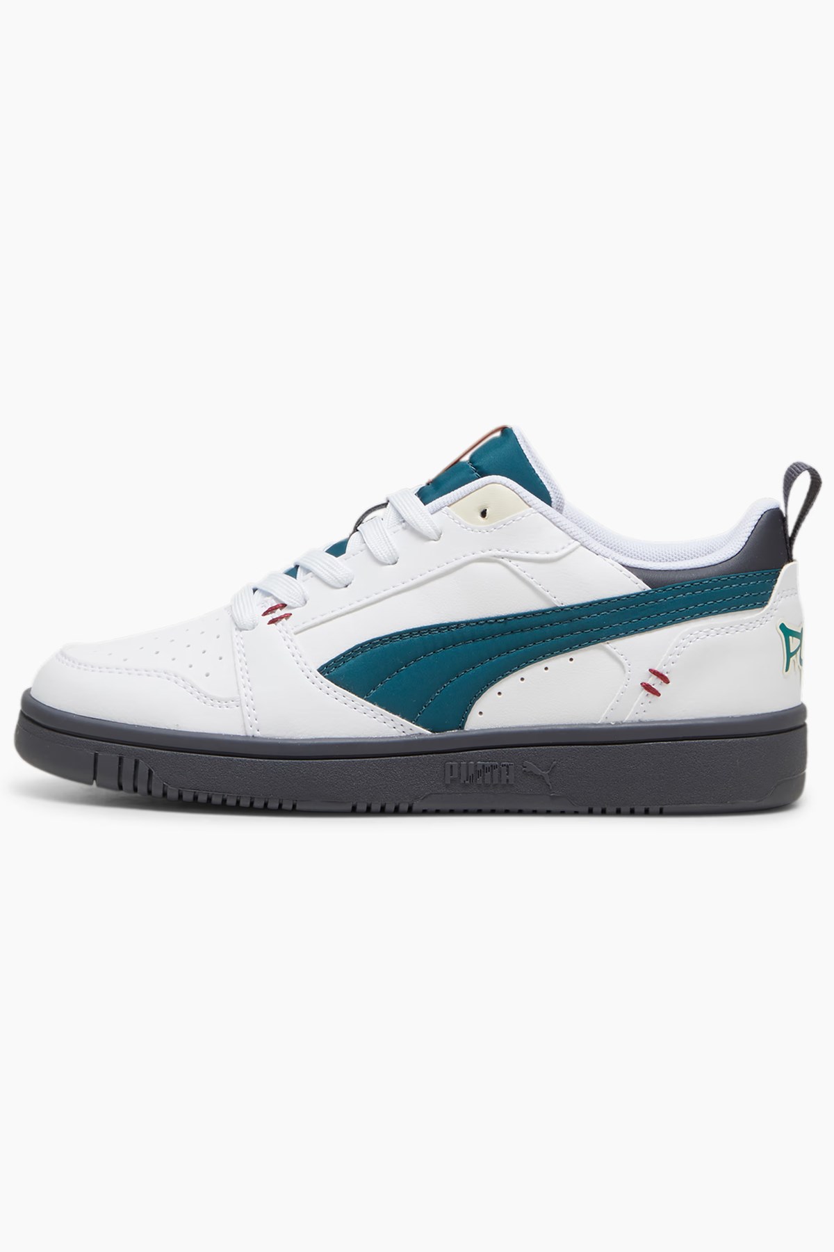 Puma Rebound V6 Lo Mid Çocuk Spor Ayakkabı 39794101 Beyaz