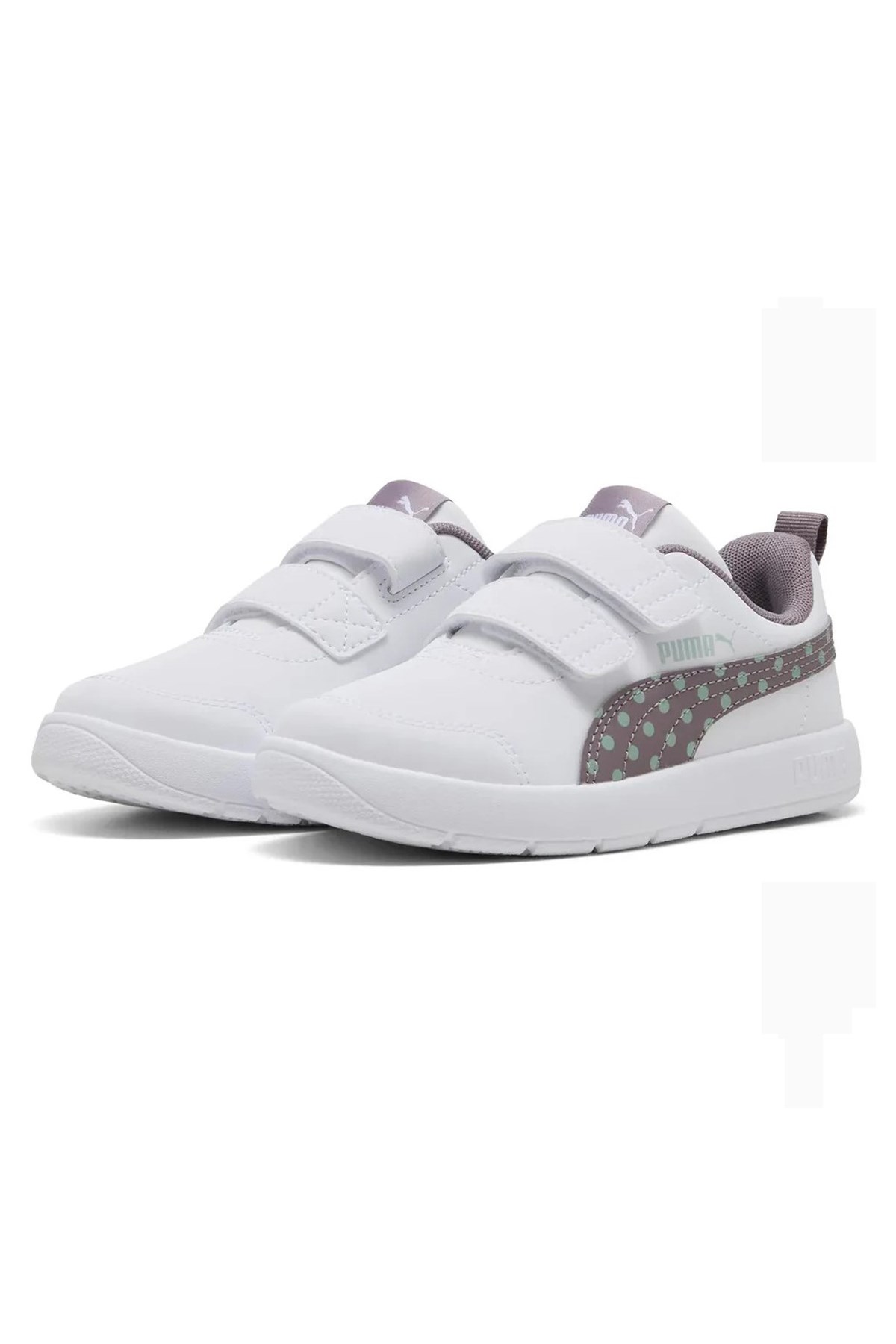 Puma Courtflex V3 Dotty V Ps Çocuk Spor Ayakkabı 39875806 Beyaz