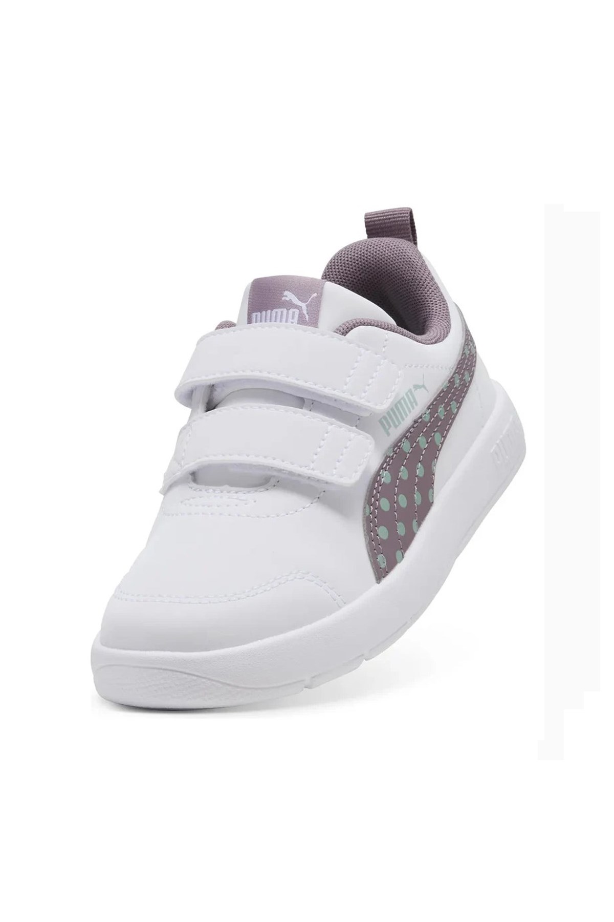 Puma Courtflex V3 Dotty V Ps Çocuk Spor Ayakkabı 39875806 Beyaz