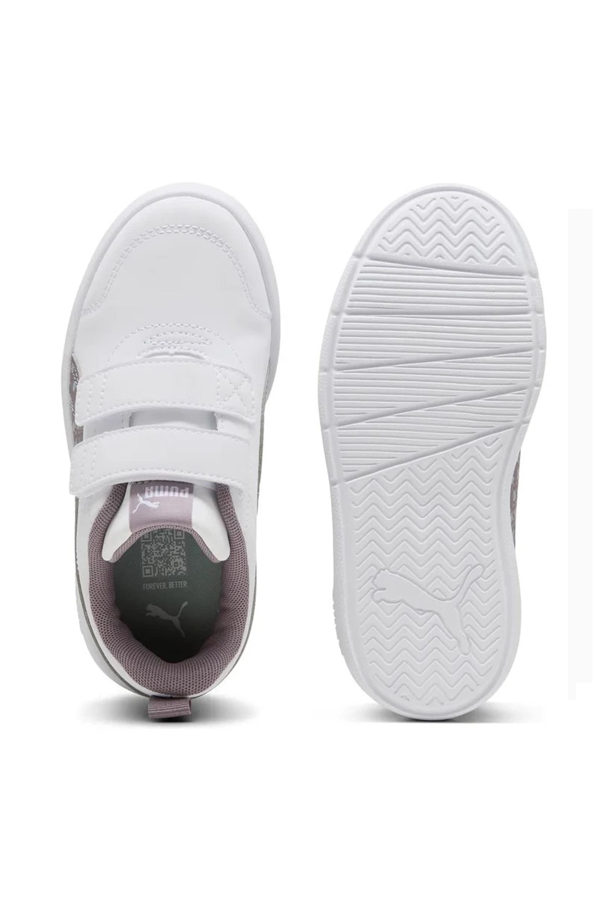 Puma Courtflex V3 Dotty V Ps Çocuk Spor Ayakkabı 39875806 Beyaz