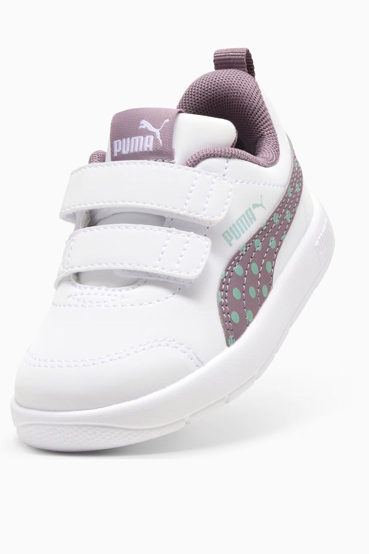 Puma Courtflex V3 Dotty V Inf Çocuk Spor Ayakkabı Beyaz