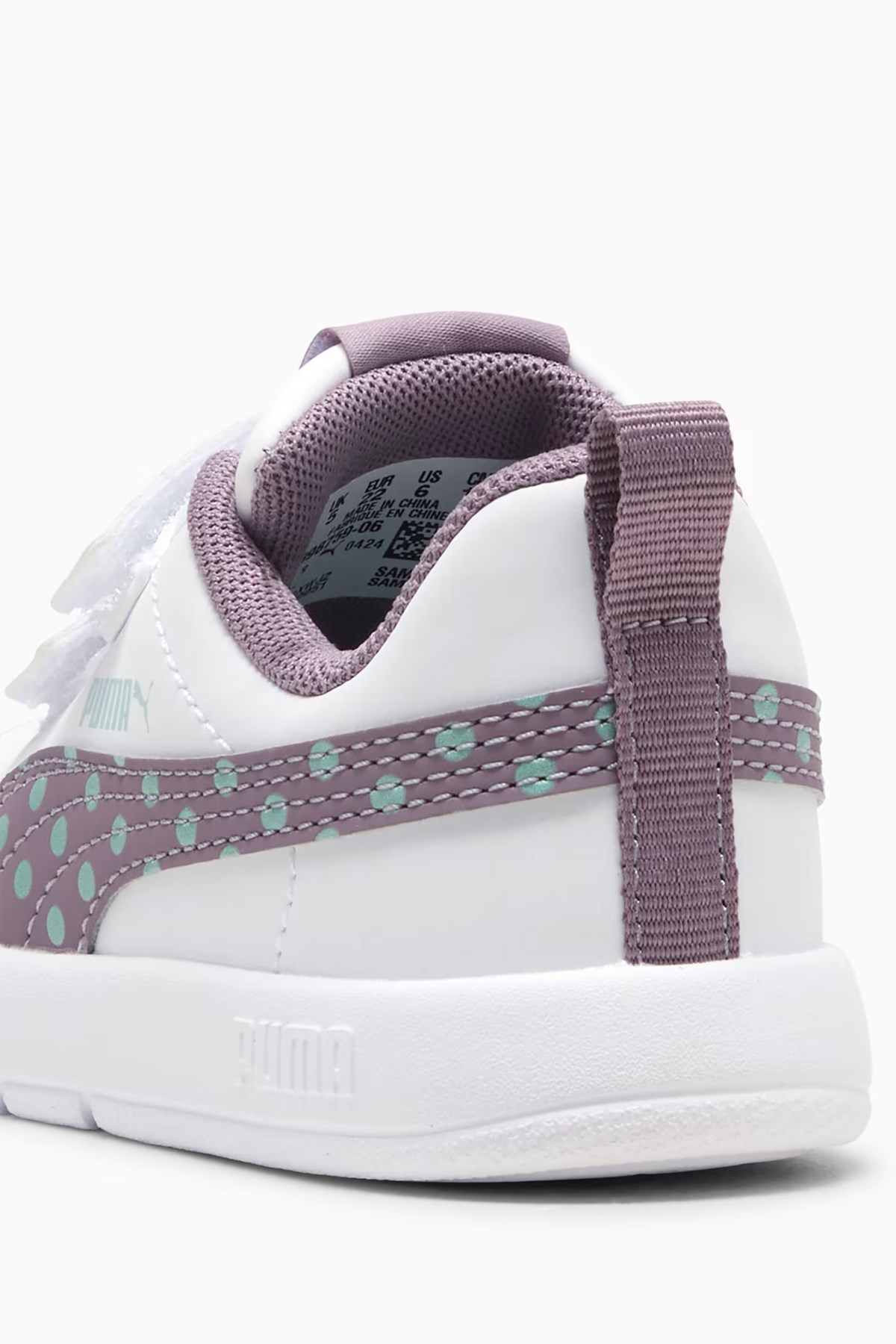 Puma Courtflex V3 Dotty V Inf Çocuk Spor Ayakkabı Beyaz