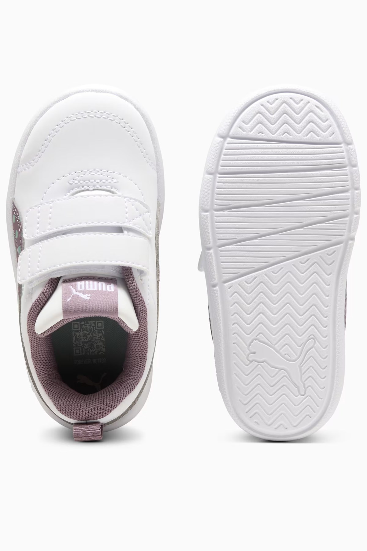 Puma Courtflex V3 Dotty V Inf Çocuk Spor Ayakkabı Beyaz