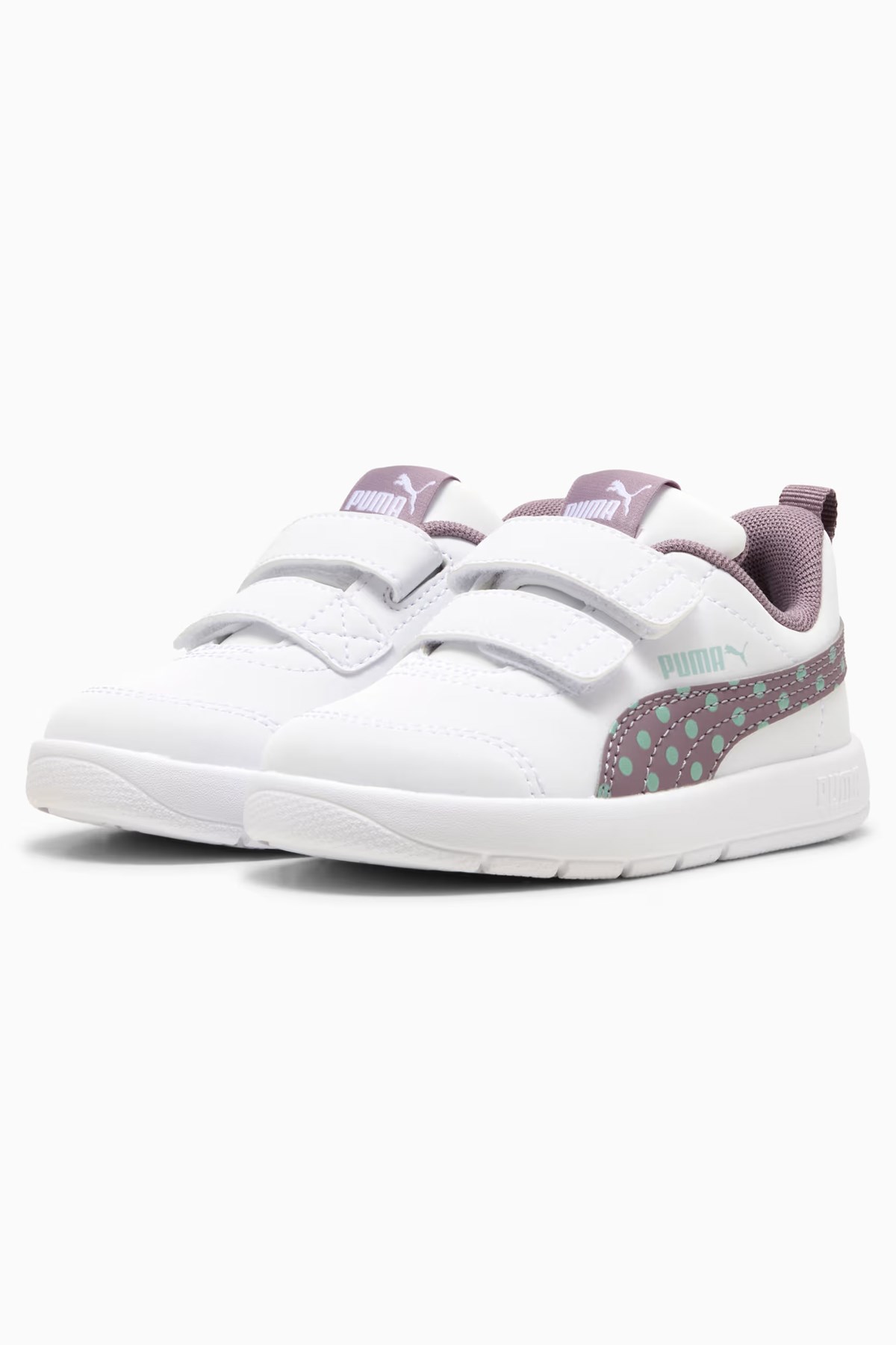 Puma Courtflex V3 Dotty V Inf Çocuk Spor Ayakkabı Beyaz