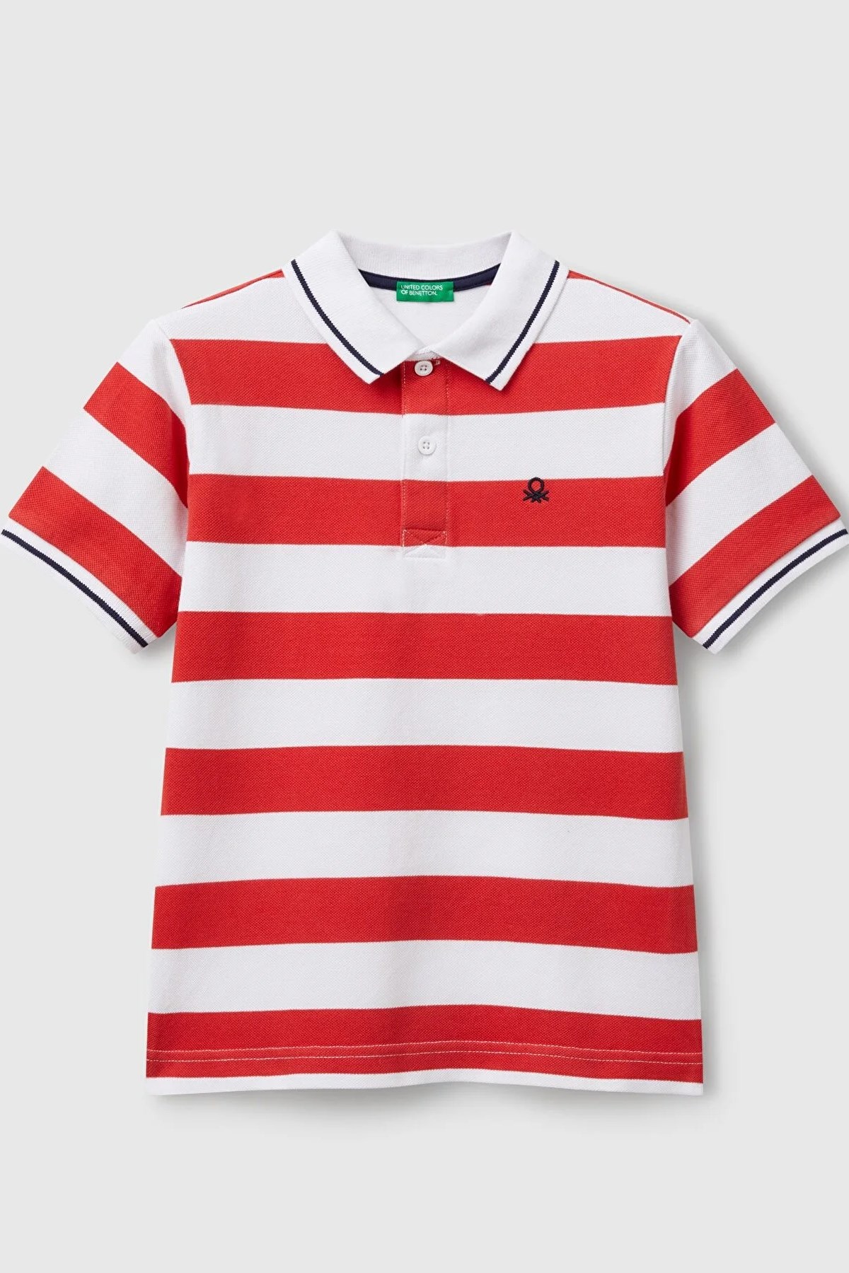 Benetton Erkek Çocuk Polo Tişört Kırmızı