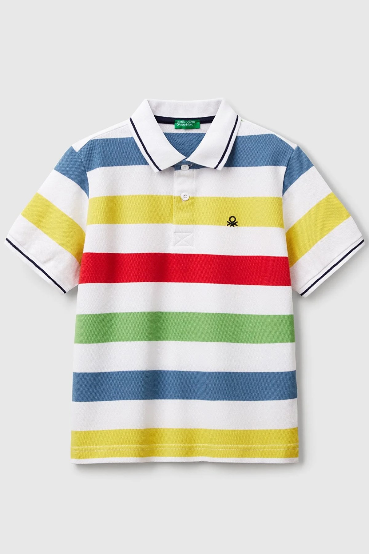Benetton Erkek Çocuk Polo Tişört Sarı