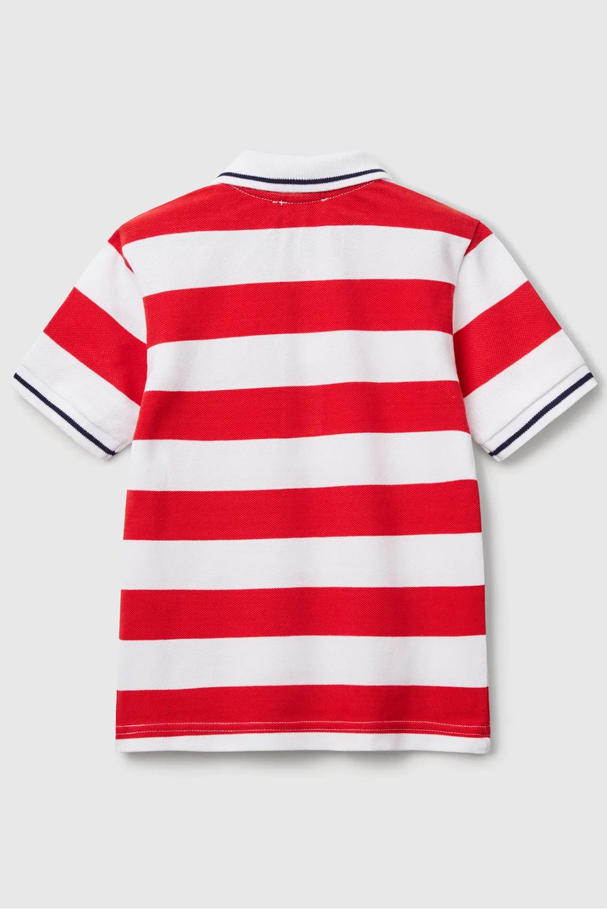 Benetton Erkek Bebek Polo Tişört 39QAG300V-25Y Kırmızı