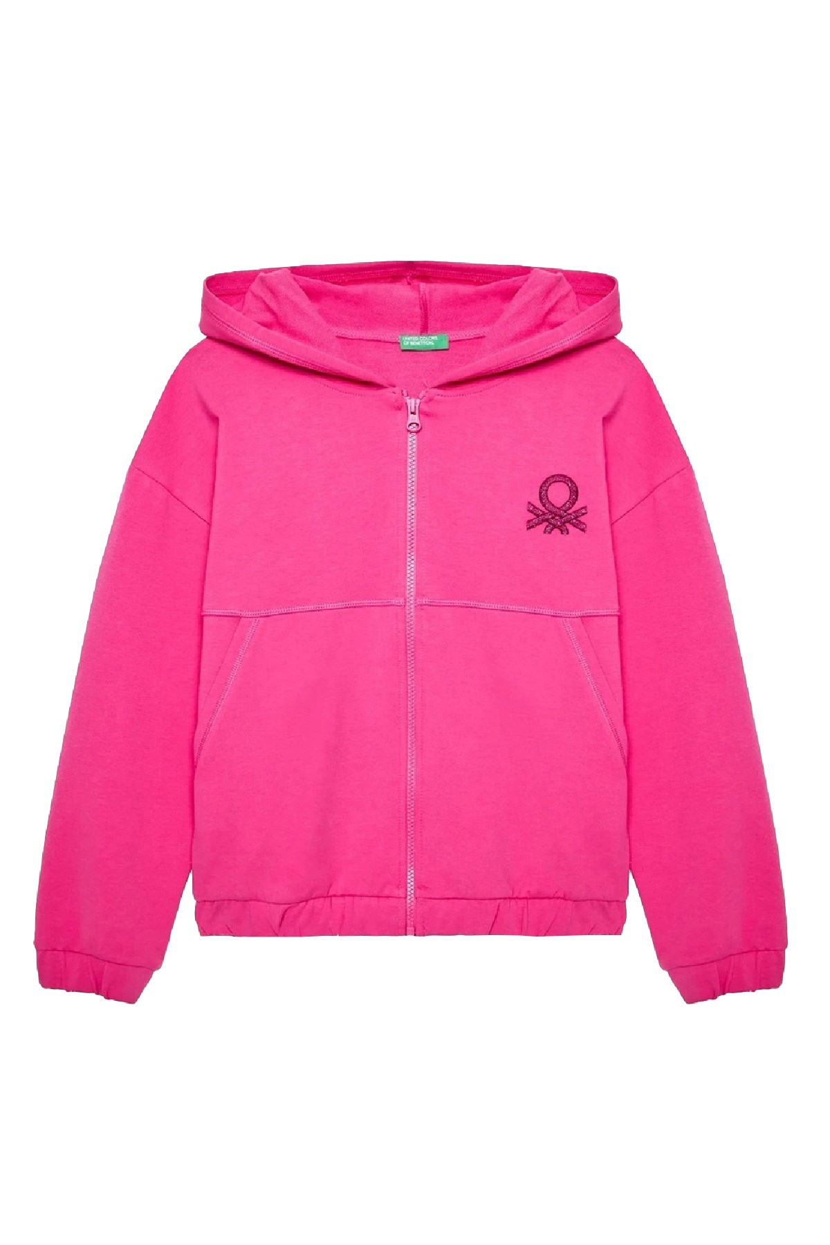 Benetton Çocuk Sweatshirt 3FVBC501X Pembe