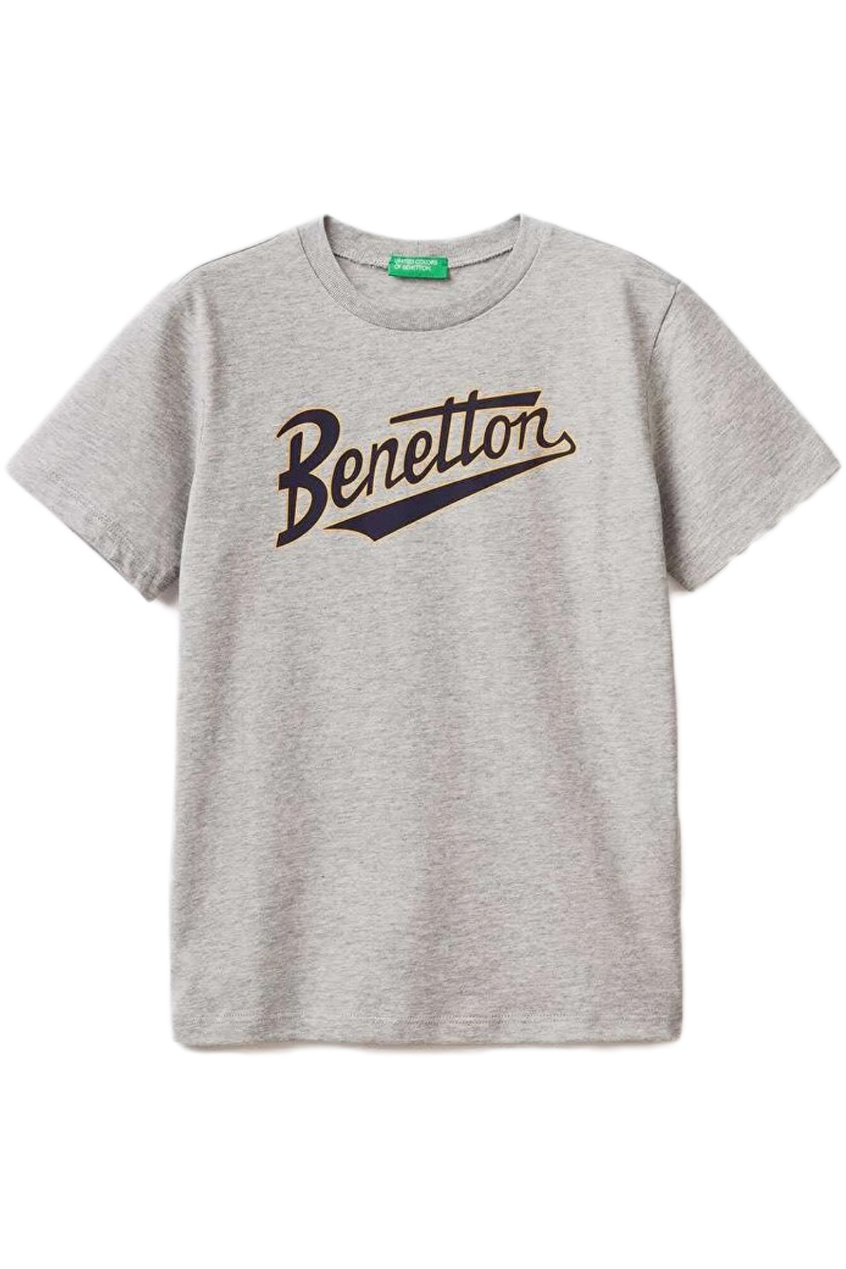 Benetton Çocuk Tişört 3I1XC10A1 Gri