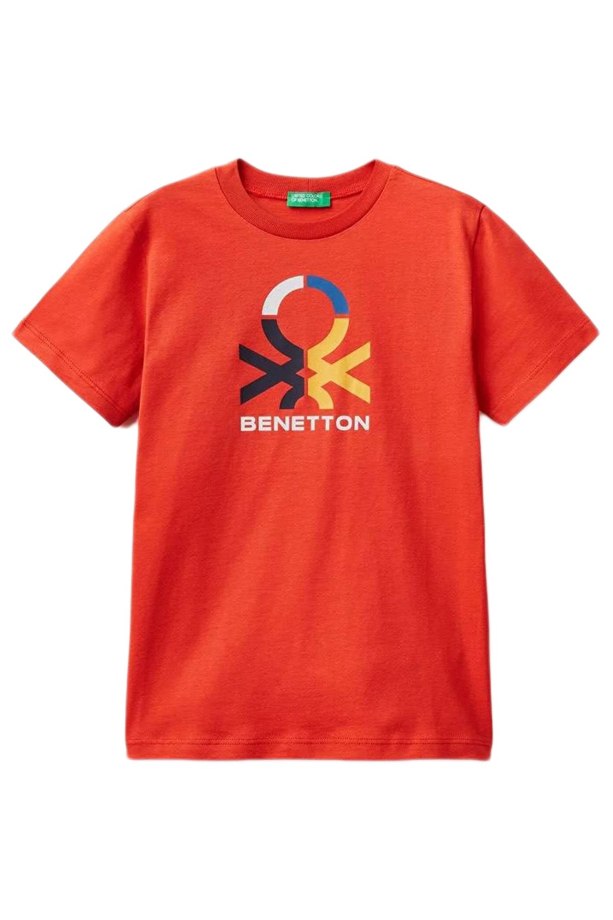Benetton Çocuk Tişört 3I1XC10A1 Kırmızı