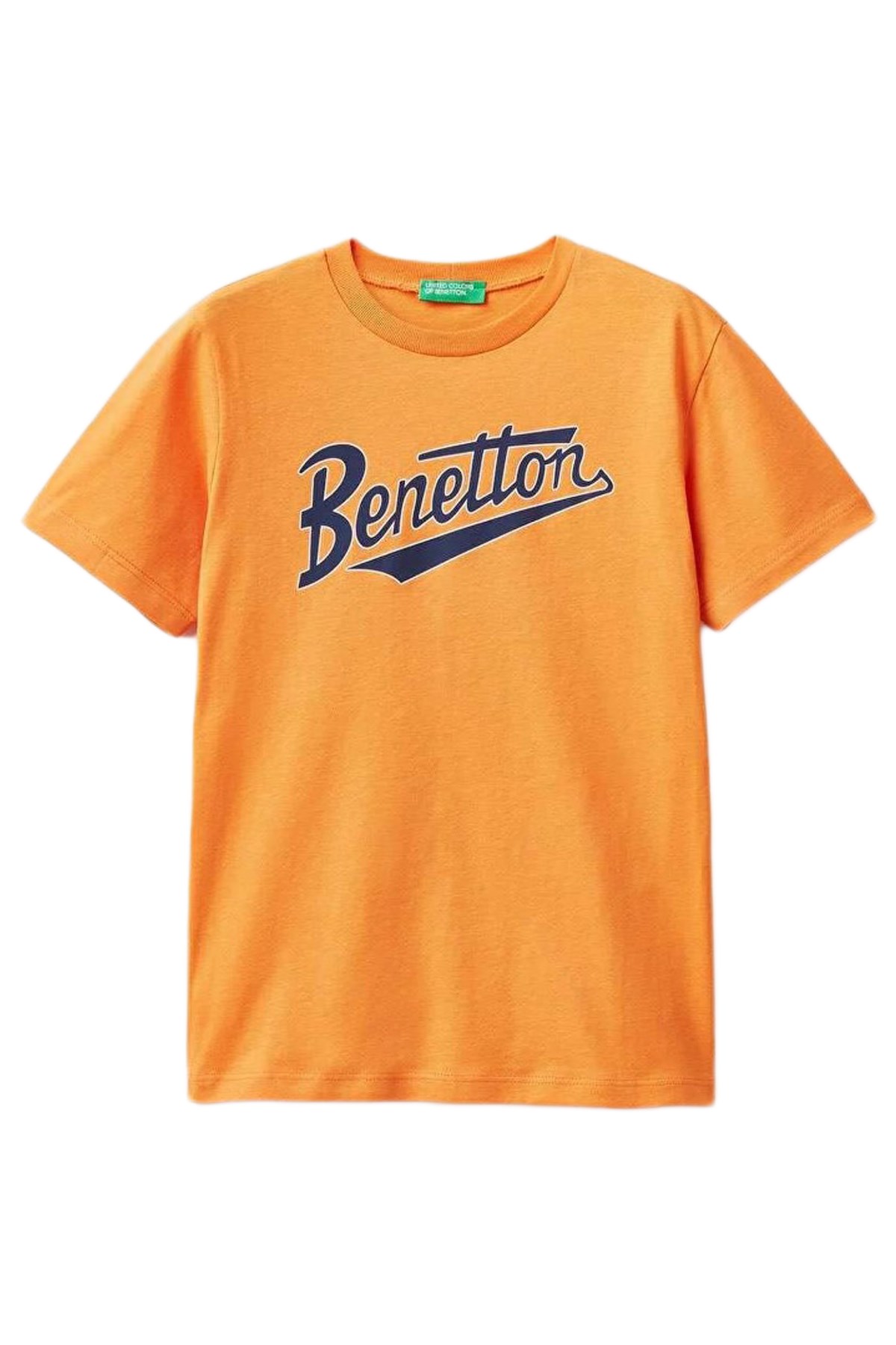 Benetton Çocuk Tişört 3I1XC10A1 Turuncu