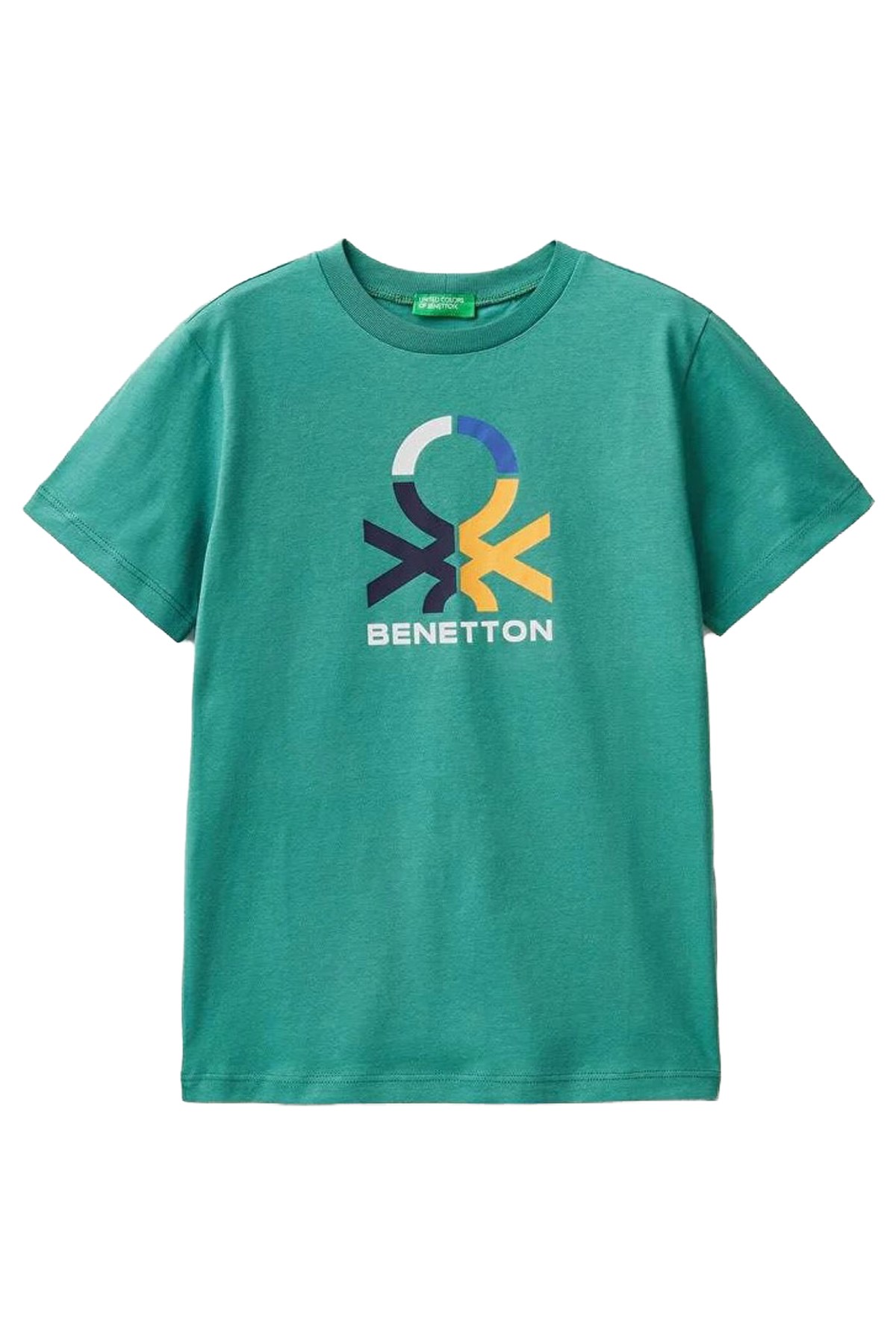 Benetton Çocuk Tişört 3I1XC10A1 Yeşil