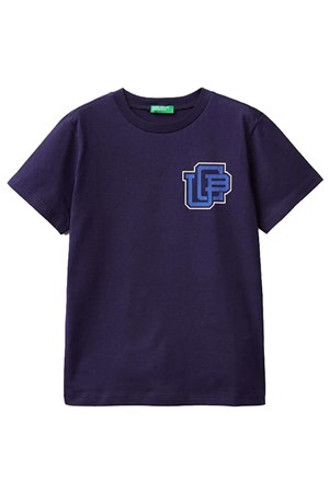 Benetton Çocuk Tişört 3I1XC10A1 Lacivert