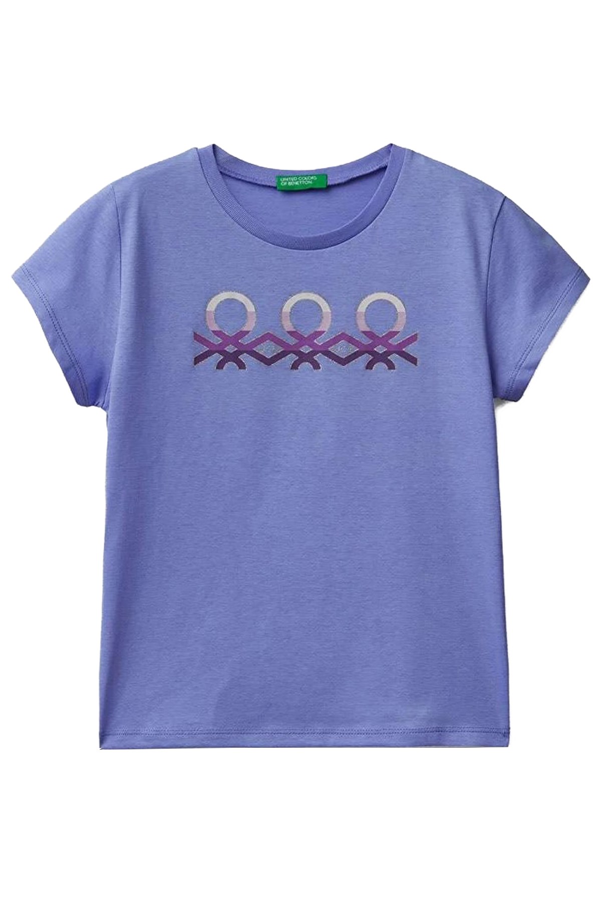 Benetton Çocuk Tişört 3I1XC10AJ Mavi