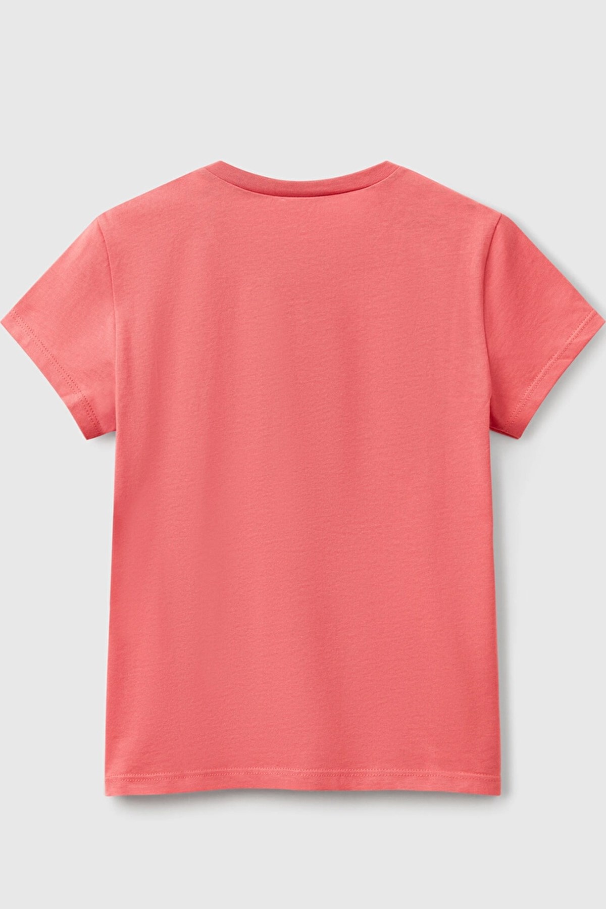 Benetton Kız Çocuk Tişört Pembe