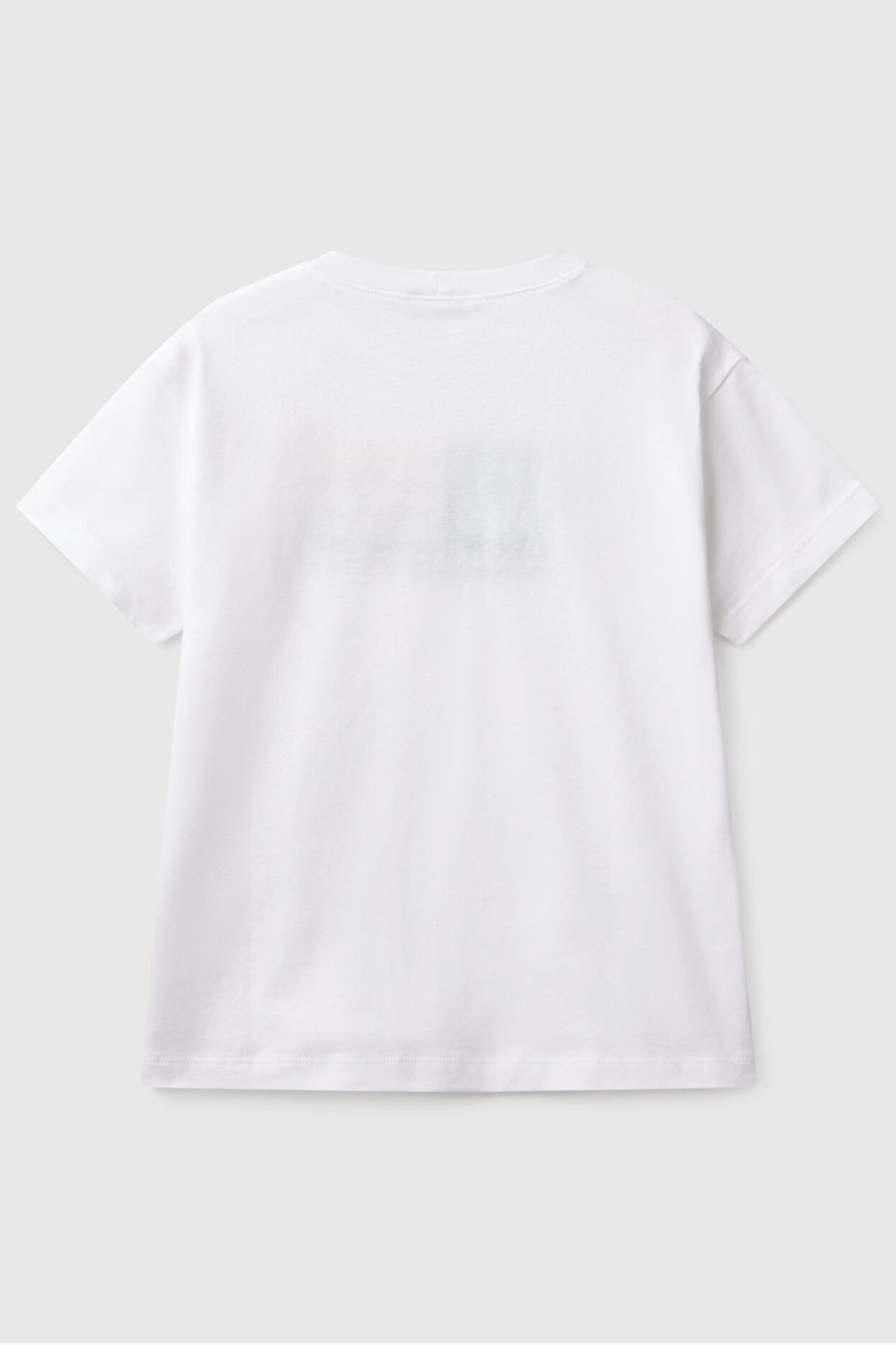 Benetton Erkek Çocuk Tişört Beyaz