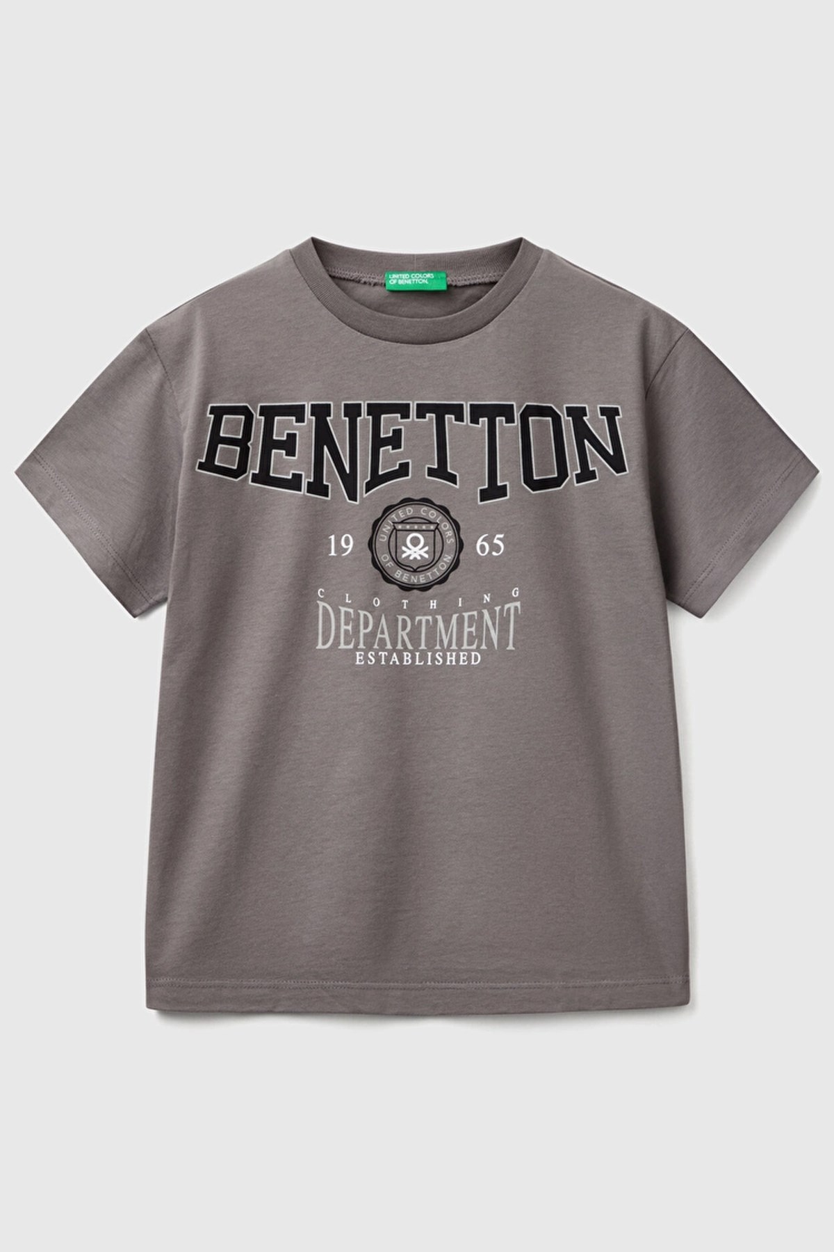 Benetton Erkek Çocuk Tişört Gri