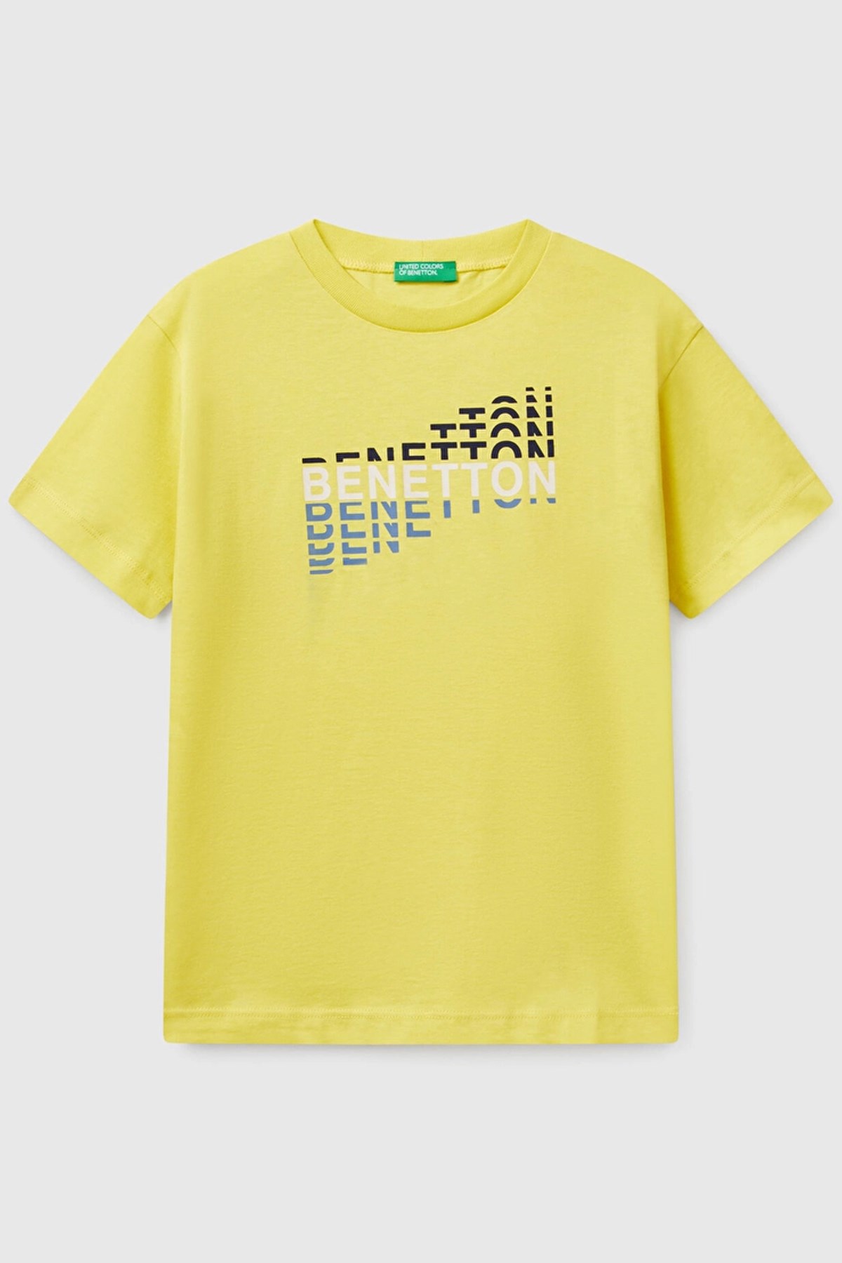 Benetton Erkek Çocuk Tişört Sarı