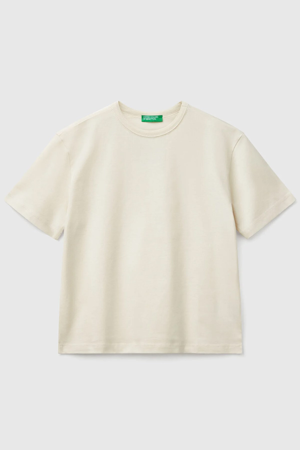 Benetton Erkek Çocuk Tişört Bej