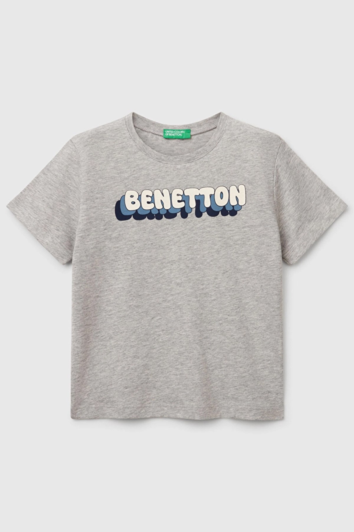 Benetton Erkek Bebek Tişört Gri