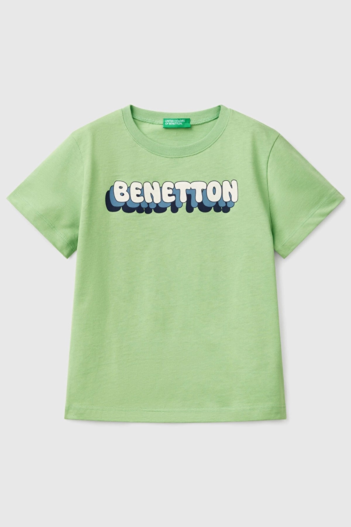 Benetton Erkek Bebek Tişört Açık Yeşil