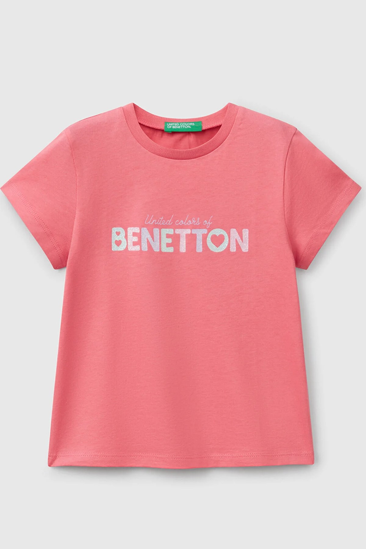 Benetton Kız Bebek Tişört Pembe