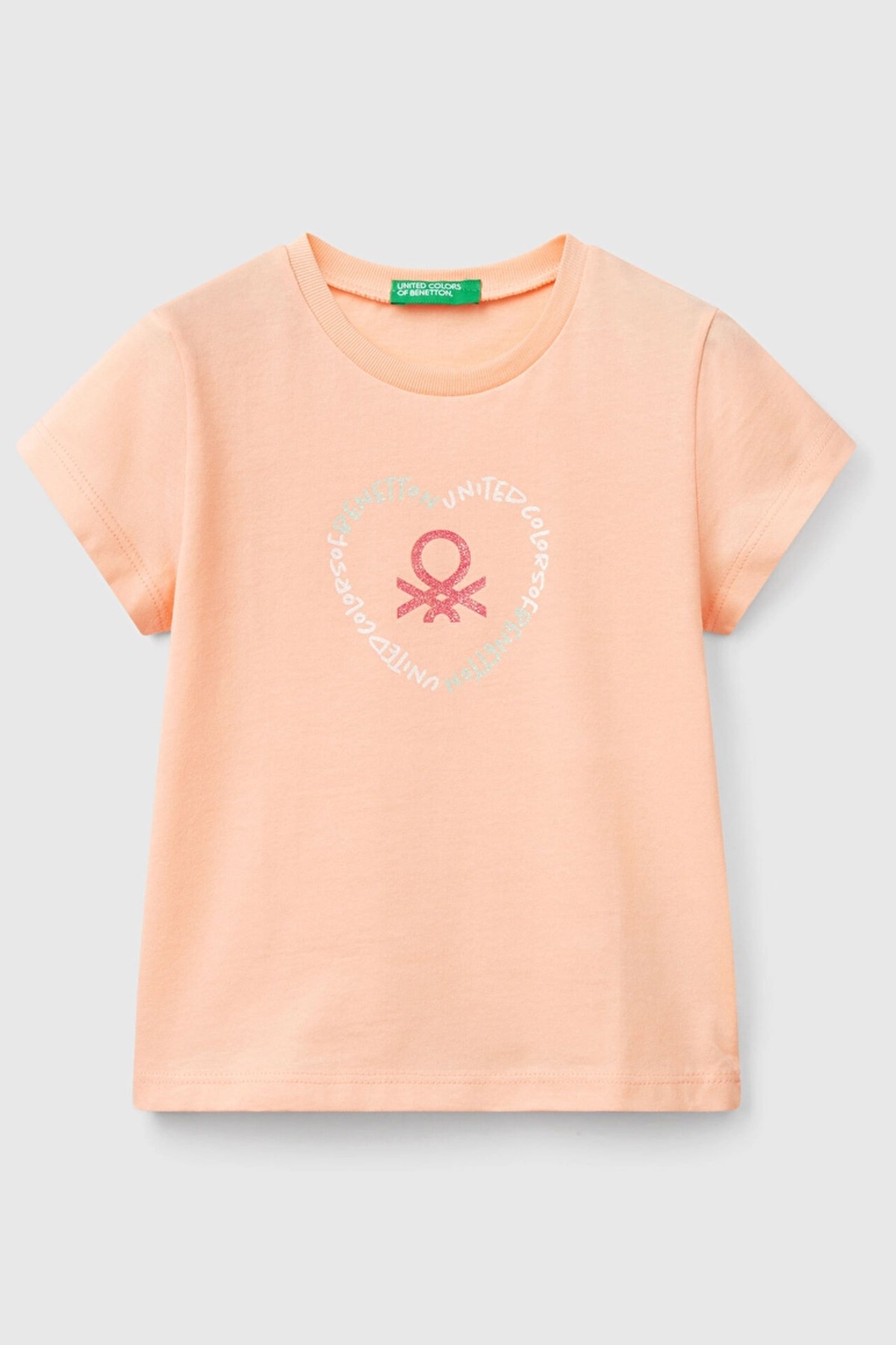 Benetton Kız Bebek Tişört Pembe