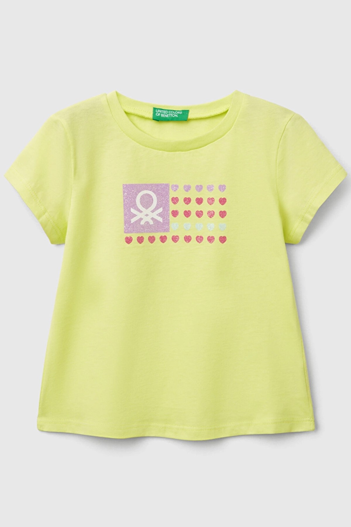 Benetton Kız Bebek Tişört Sarı