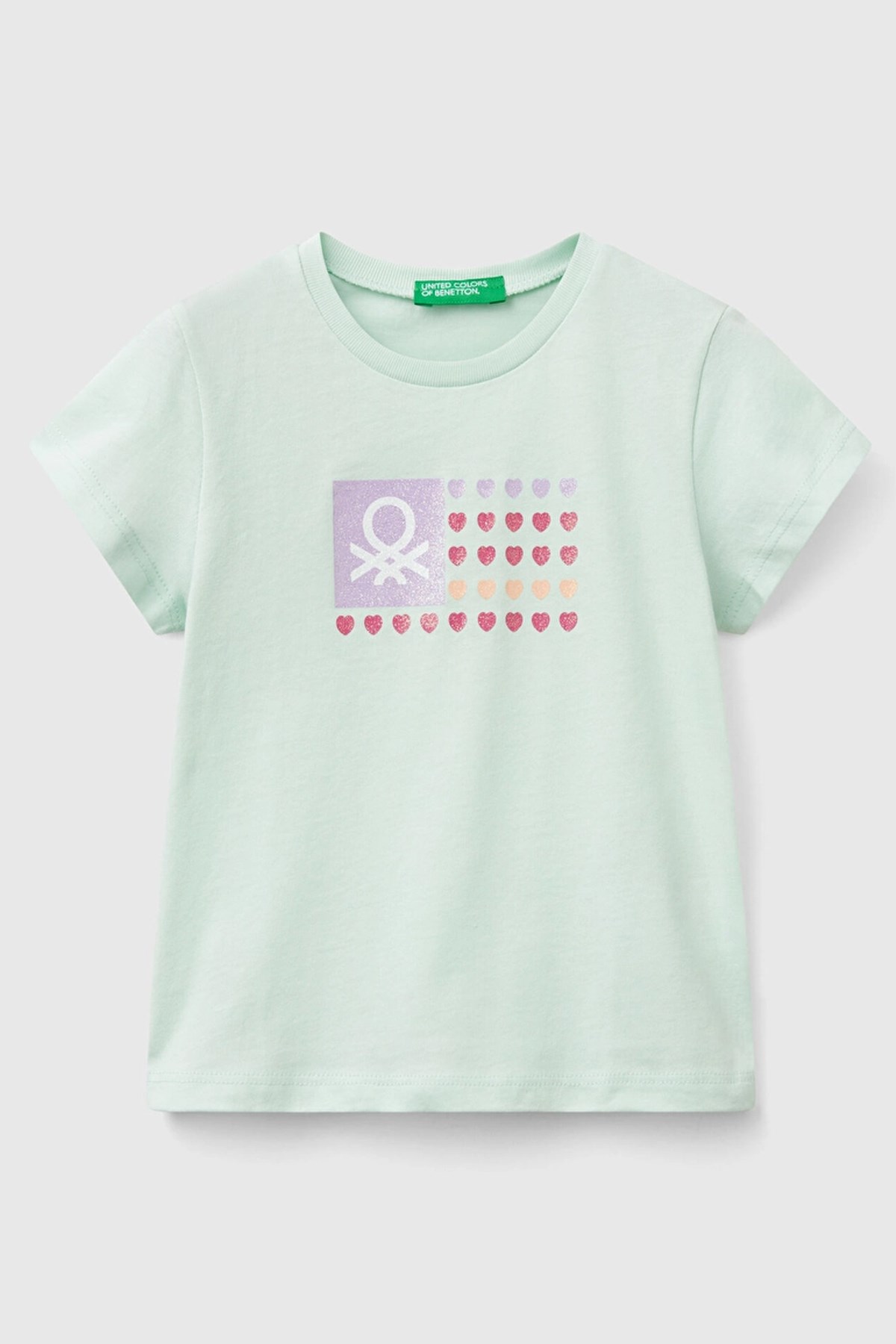 Benetton Kız Bebek Tişört Yeşil