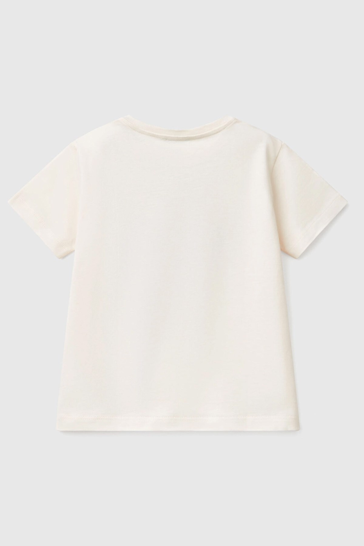 Benetton Erkek Bebek Tişört Beyaz