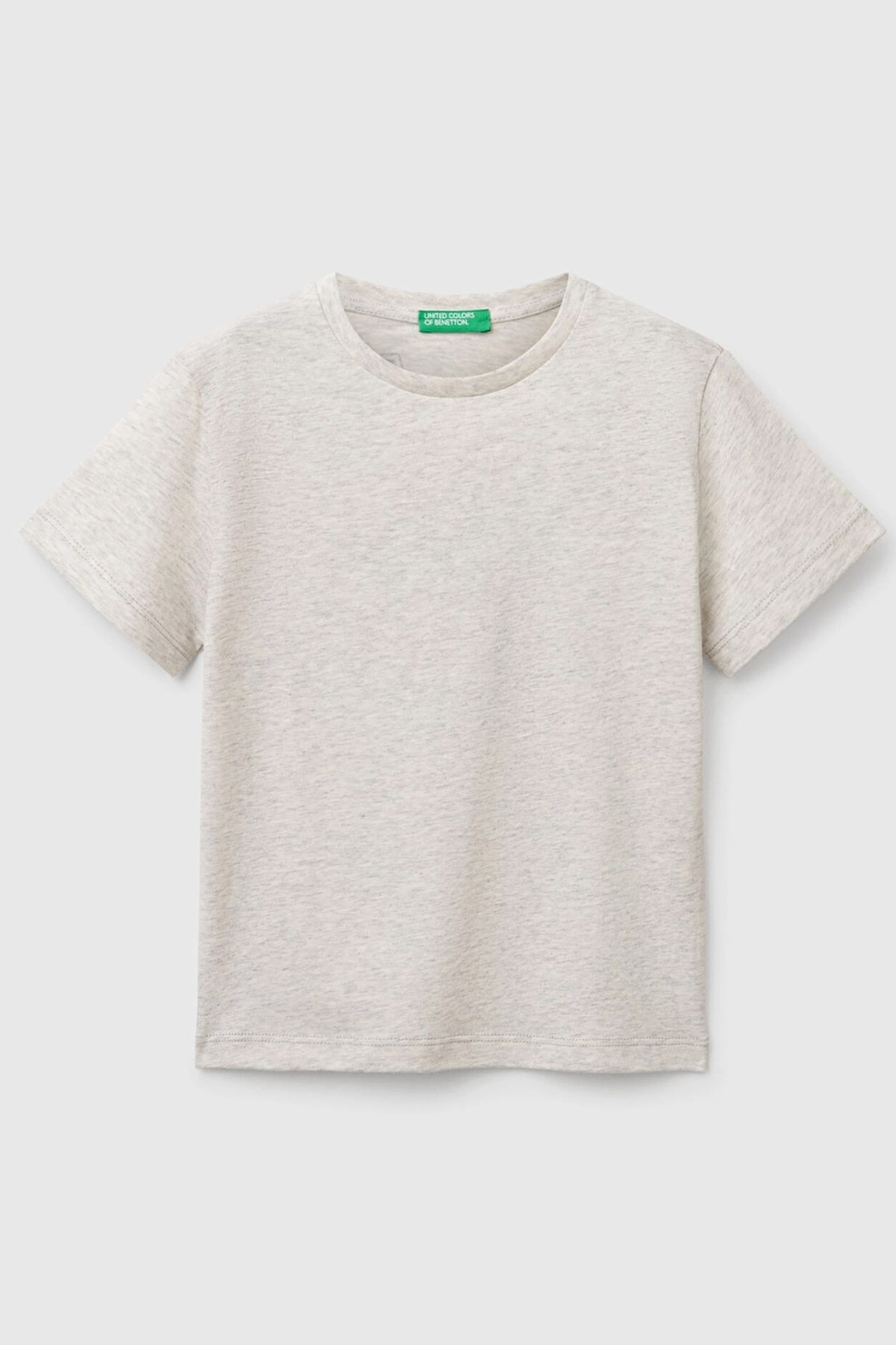 Benetton Erkek Bebek Tişört Gri