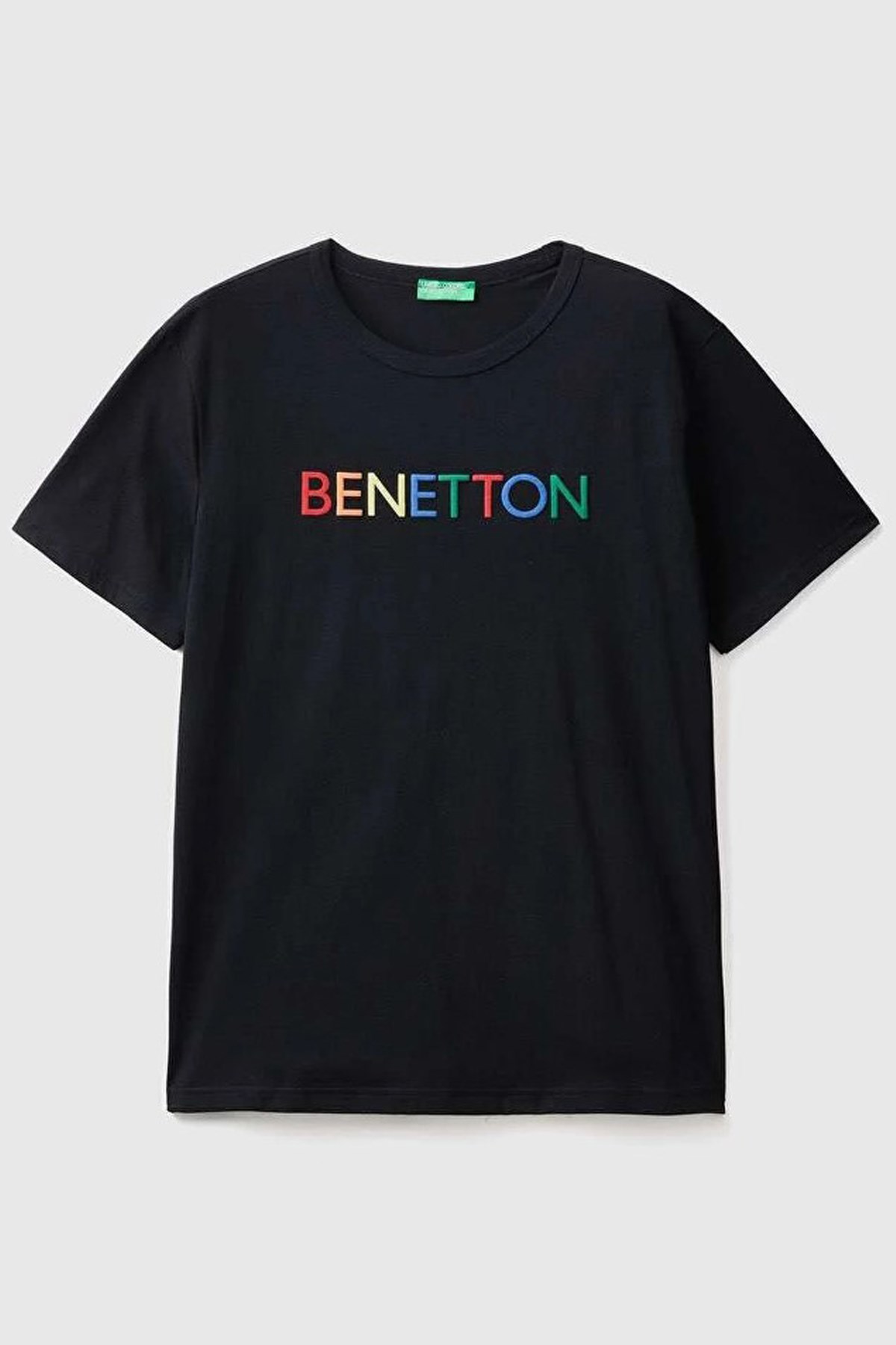 Benetton Erkek Tişört 3I1XU100A Siyah