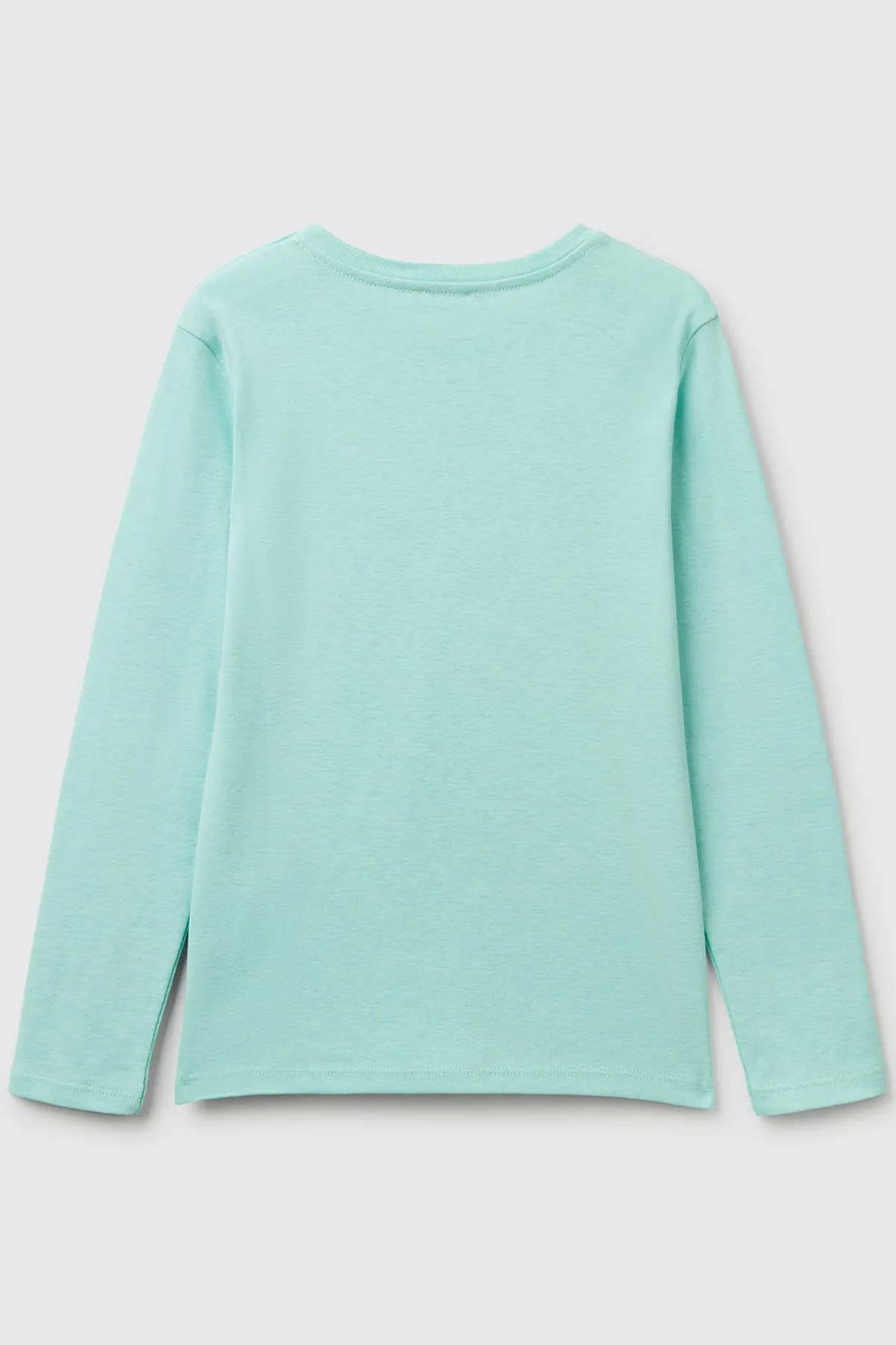 Benetton Kız Çocuk Tişört Yeşil