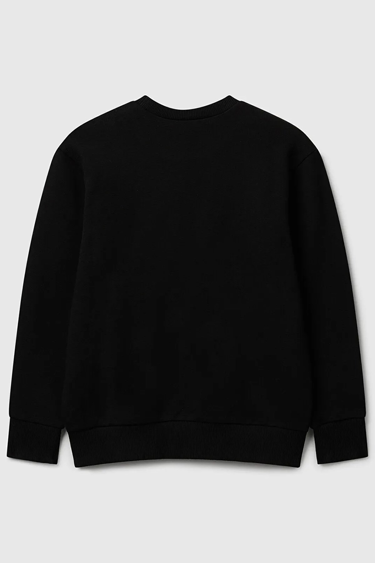 Benetton Çocuk Sweatshirt 3J68C10PZ-25K Siyah