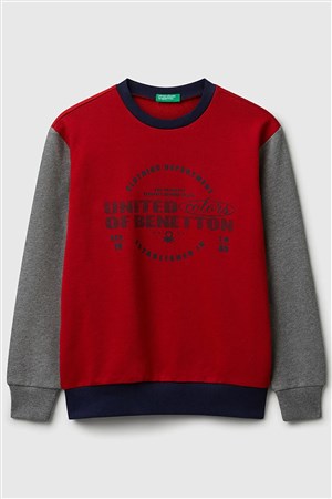 Benetton Çocuk Sweatshirt 3J68C10PZ-25K
