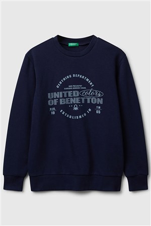Benetton Çocuk Sweatshirt 3J68C10PZ-25K