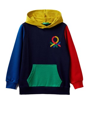 Benetton Çocuk Sweatshirt 3J68C200V Lacivert