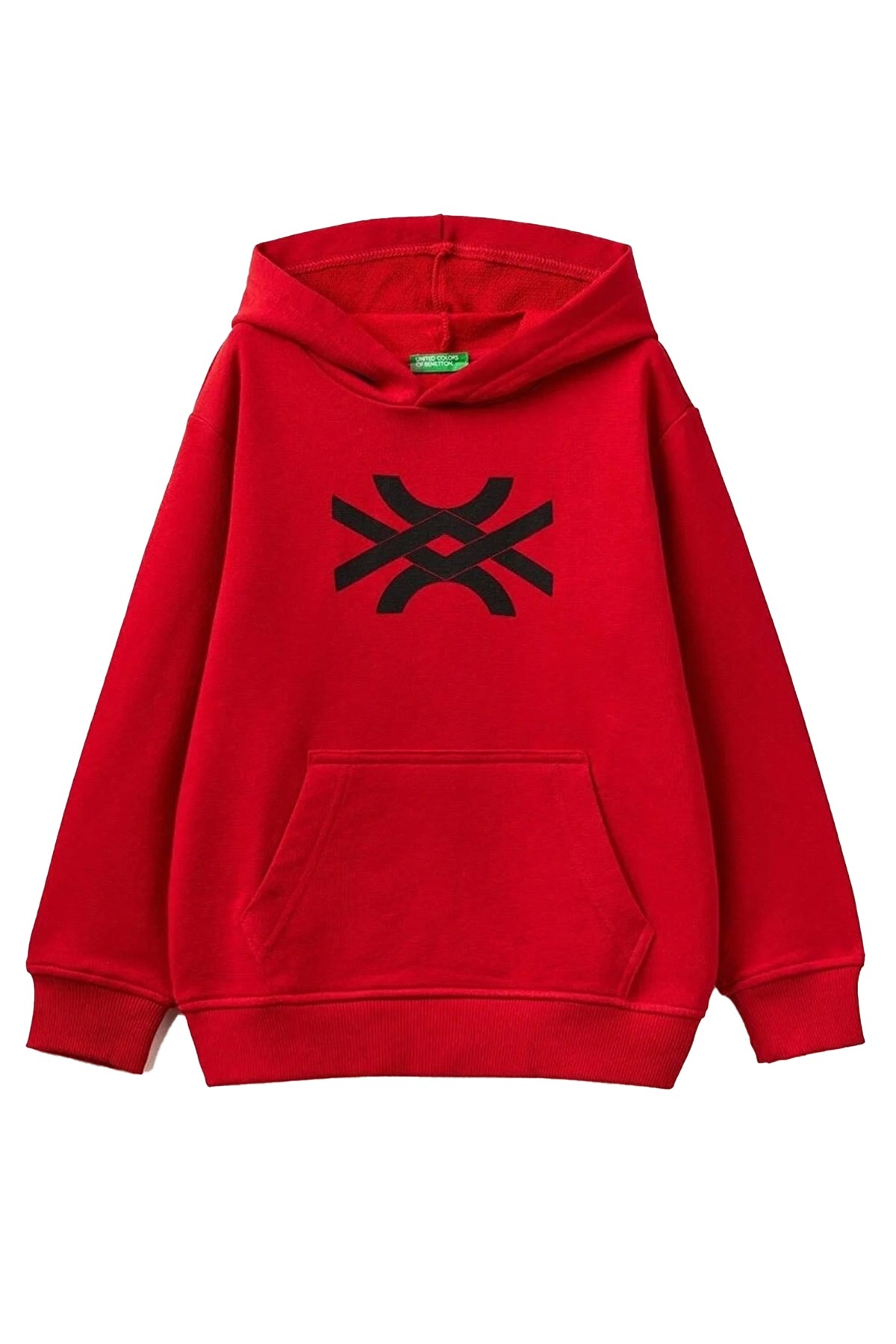 Benetton Çocuk Sweatshirt 3J68C202M Kırmızı