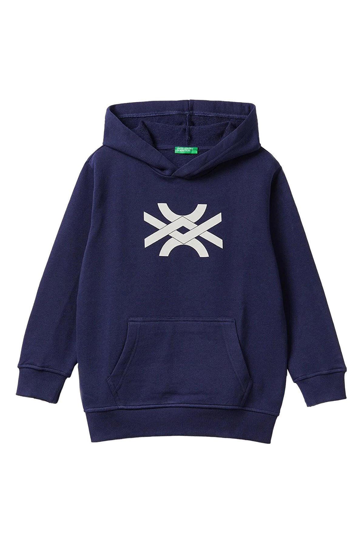 Benetton Çocuk Sweatshirt 3J68C202M Lacivert