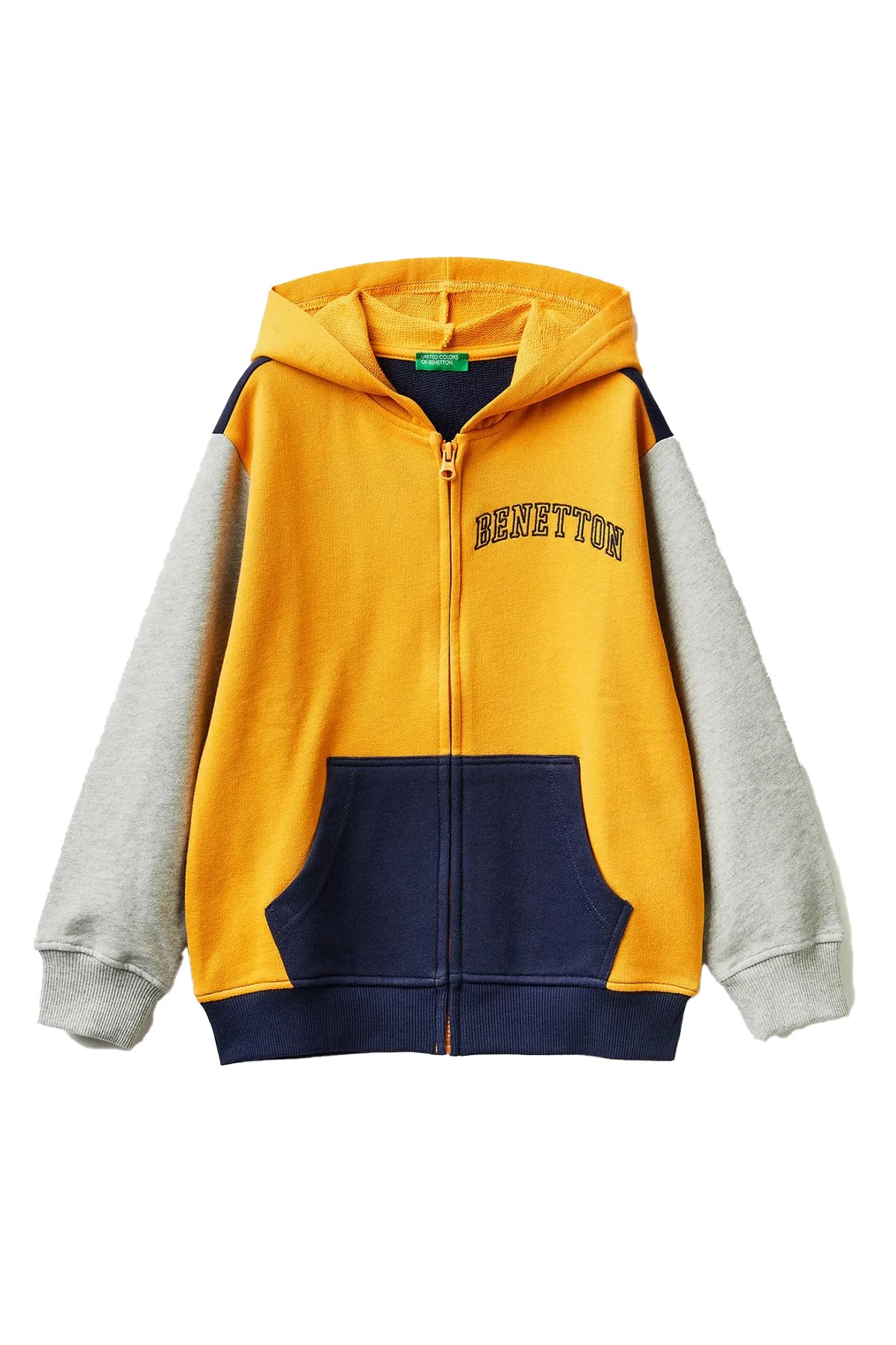 Benetton Çocuk Sweatshirt 3J68C502J Sarı