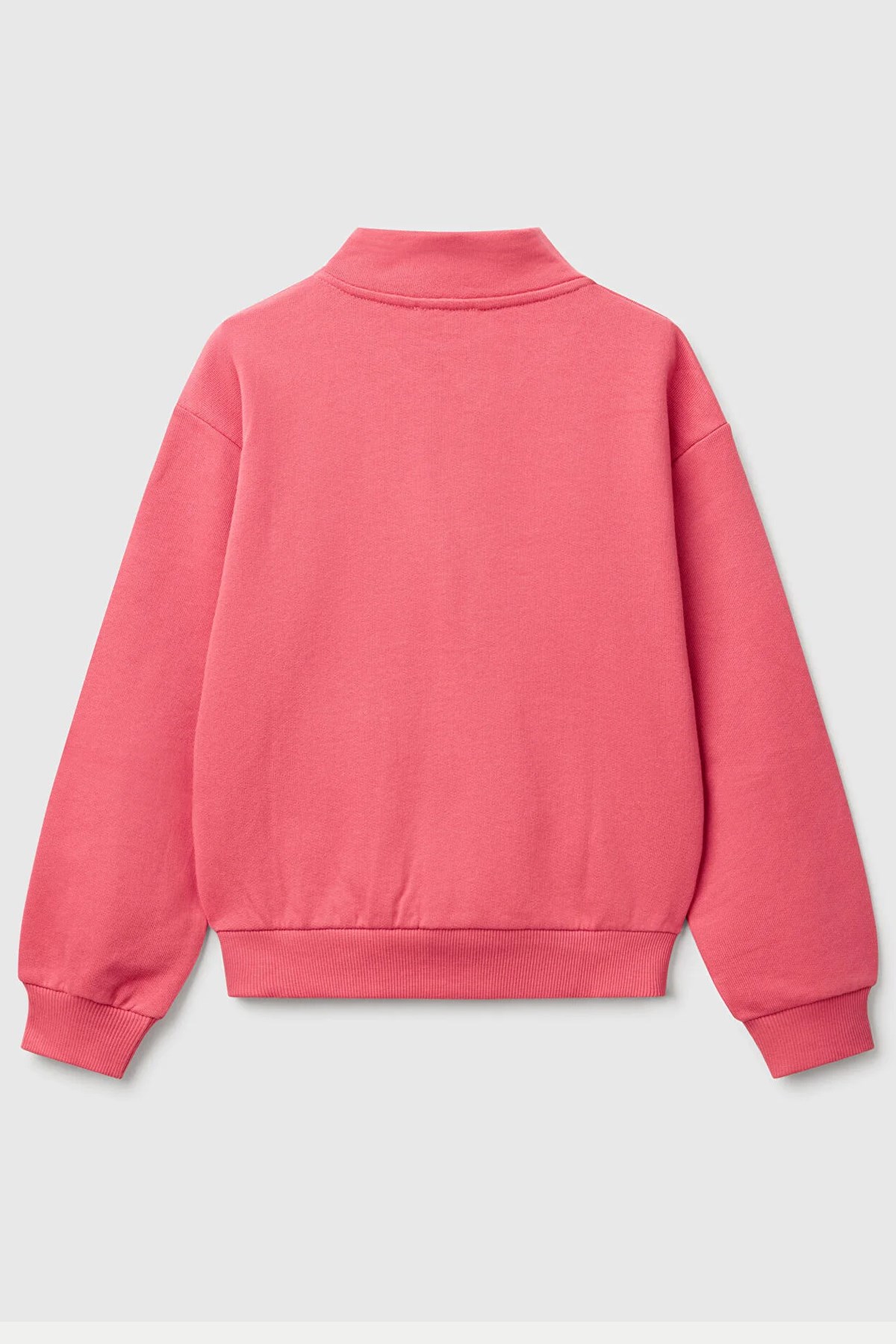 Benetton Kız Çocuk Sweatshirt Pembe